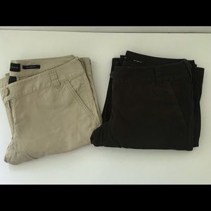 2-Pr. Of Women’s The Limited Pants In Brown/Khaki